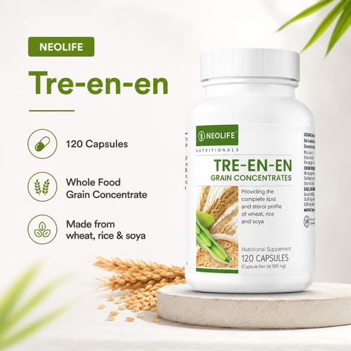 Tre-en-en Grain Concentrate - Whole Food Cellular Nutrition Supplement, 120 Capsules