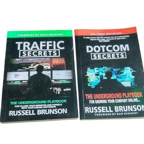 TAFFIC SECRETS & DOTCOM SECRETS BY RUSSELL BRUNSON 2in 1 combo--Big version