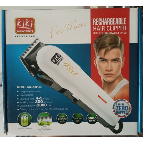 Authentic Professional Electric Rechargeable Hair Clipper