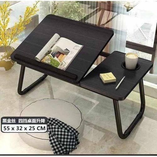 FOLDABLE BEDSIDE LAPTOP DESK TABLE WITH ELEVATION