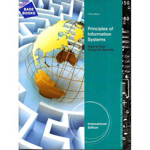 Principles Of Information Systems