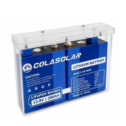 COLA SOLAR 3.6KWh Transparent Lithium Battery (COLA SOLAR) - 12.8V 280AH