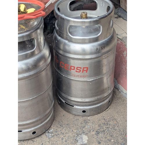 Butano Stainless Steel Refillable Gas Cylinder (P15Y)