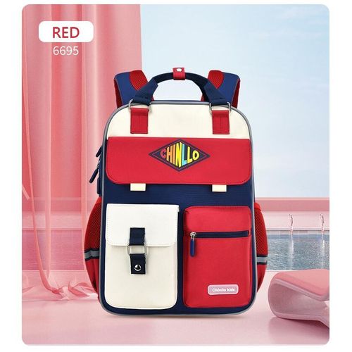 Korean Style Very Strong and Durable Multi-pocket School Bags Backpack For Boys Girls