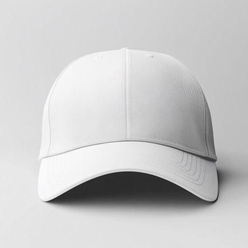 White Baseball Cap Mockup, Hat Mockup, PNG