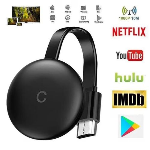 Chromecast With Google Assistant 3rd Generation Miracast TV Ultra 4K Ultra HD HDMI Wireless Streaming Media Player with HDR, Dolby Vision, Ethernet Port & Dual-Band Wi-Fi, Player with HDR Support