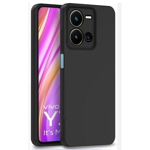 Vivo Y35 4g Silicone Back Cover Case black
