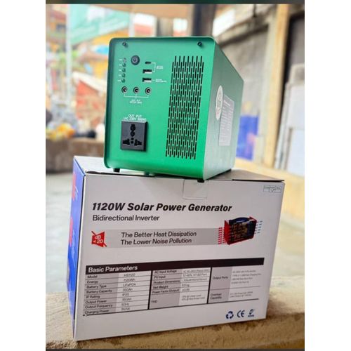 Haisic Solar Generator 1.1kWh / 350W – Reliable Backup Power for Your Home & Office and 5years warranty