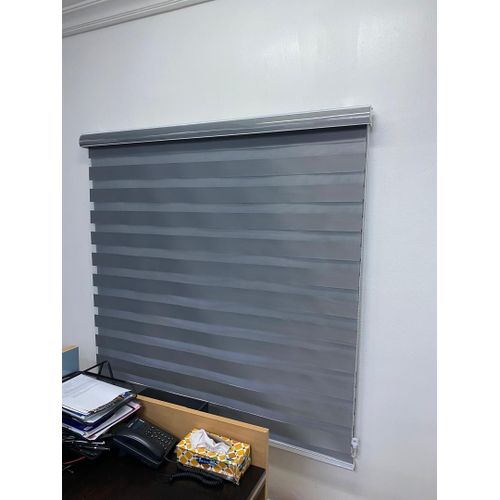 Light Grey Window Blind
