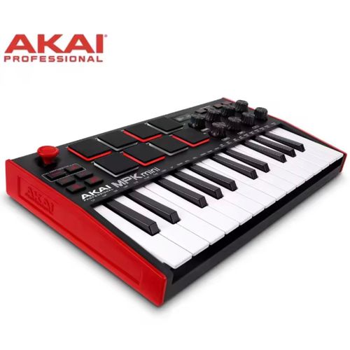 Original AKAI Professional MPK Mini MK3 Plus Special Limited Edition- 25 Key USB MIDI Keyboard Controller With 8 Backlit Drum Pads, 8 Knobs Music Production Piano. Includes Free MPC Beats Software, instruments Plugins, and over 1500 presets