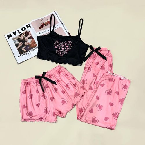 3pcs Trending Sexy Ladies Night Wear -