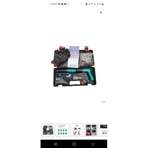 Mini Ceiline Artifact Nail Gun Wall Fixator With 100 Nail For Concrete