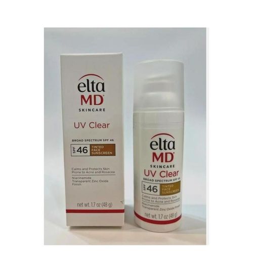 Elta Skincare UV Clear Broad Spectrum SPF 46 tinted face sunscreen
