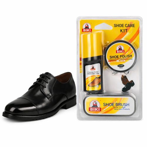 3IN1 Shoe Polish Kit, Natural Shoe Polish Liquid,, Black Leather Shoe Cream, With A Shoe Brush, Shine Natural Cream, Leather Nourishment and Conditioner, Black Leather Repair Cream and Leather Natural Liquid, Shoe Shine Kit, Leather Nurse Shoe Kit