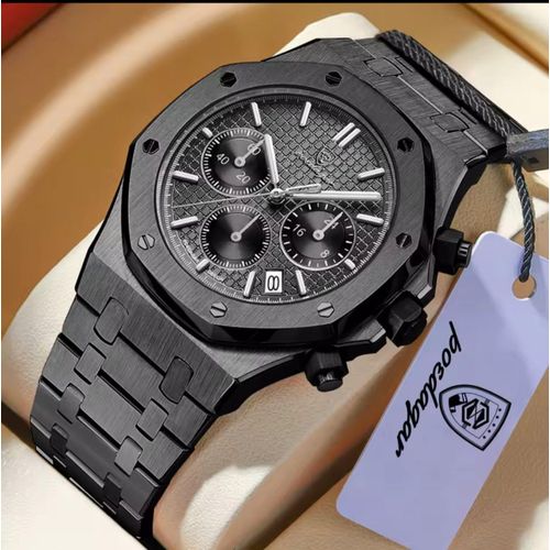 Very Sophisticated & Rugged Blue Is Beautiful Men's Movement Wristwatch For Royalties