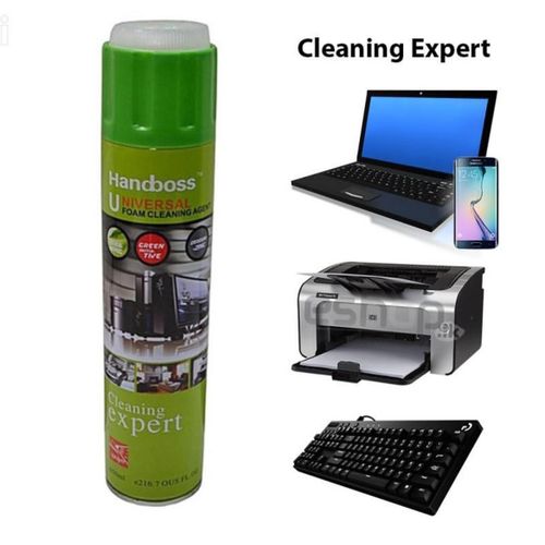 Universal Cleaning Agent With Cover Brush - Foam Cleaner, Powerful for Vehicle Interiors, Kitchen, Upholstery, And Home Surfaces - Fast-Acting Stain And Dirt Remover