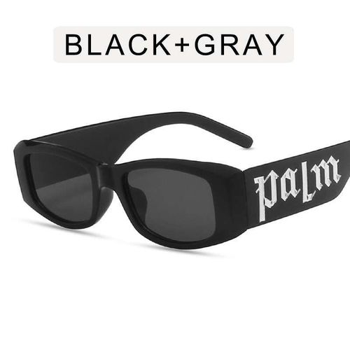 Palm Y2K Futuristic Sunglasses black