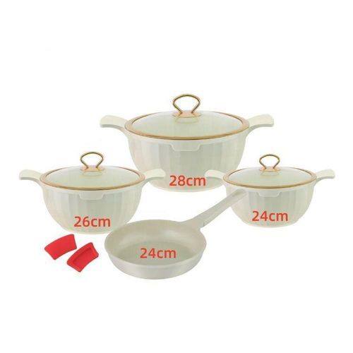 7pcs Hausroland ceramic Cookware Set