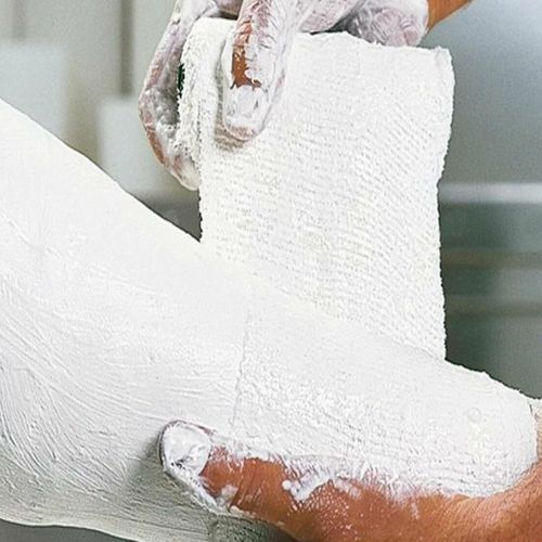 6" x 3yards Plaster of Paris, Medical Plaster Cloth Gauze Bandage, Professional Cast Wrap with Smooth Finish & Extra-Fast Set Time for Casting Box of 6 rolls