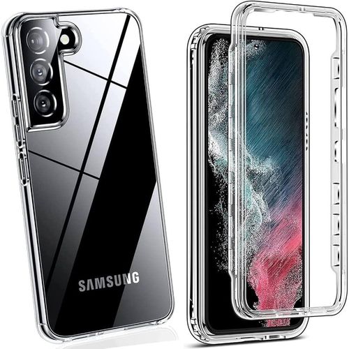 Galaxy S23 Plus Transparent Shockproof TPU 360 Front And Back Case