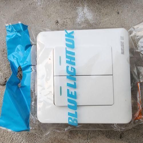 2 Gang White Wall Switch 3pcs