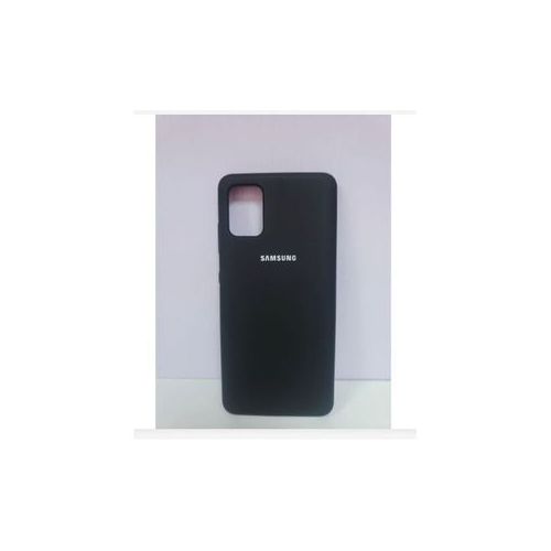 Galaxy A52 Silicone Back Case-Black