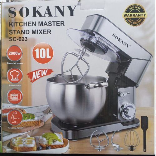 Baking equipment - Stand Mixer With 6 Speeds 10L Capacity And Pulse Function