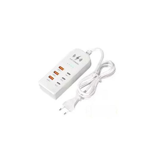 6 in 1 USB Charger PD Type C Fast Charging Wall Charger Multiport USB TypeC Hub Adapter EU/US Plug Quick Charger Expander Socket