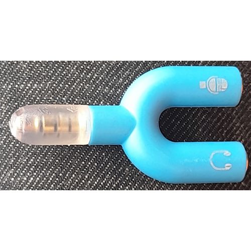 Headset Adapter Kit U Shape 3.5mm Y Splitter For Audio Headphone And MIC