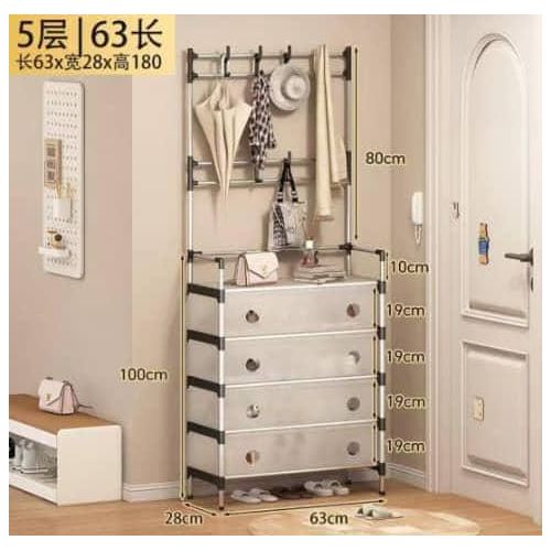 5 Layer Shoe And Hat Rack