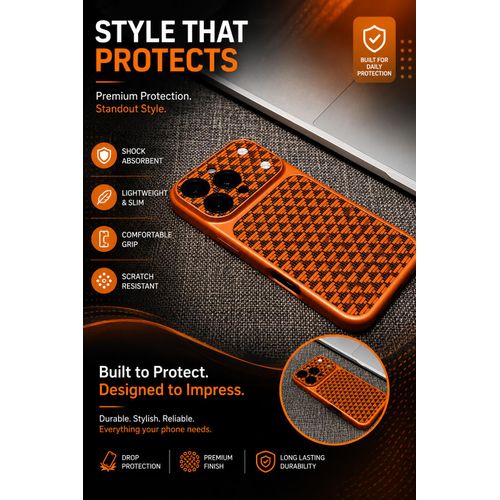 Slim Lightweight Protective Back Cover with Raised Camera Protection Design, Stylish Phone Protector, Non-Slip Grip Case iPhone 17 Pro Max Case, Premium Textured Protective Phone Cover for iPhone 17 Pro Max, Durable Shockproof Anti-Drop Smartphone Case