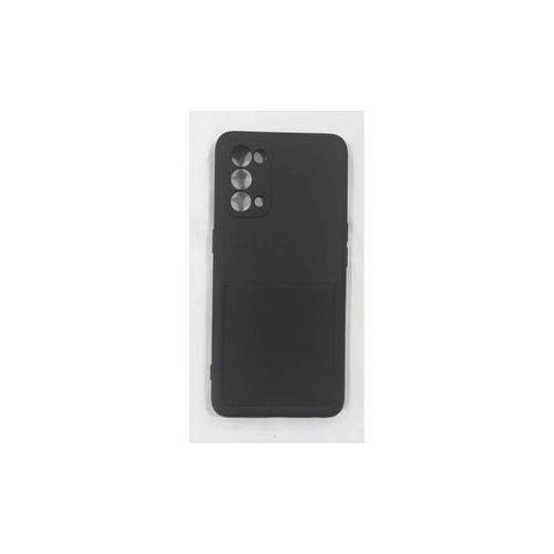 Oppo Reno 5 Silicon Protective Back Cover Case -black