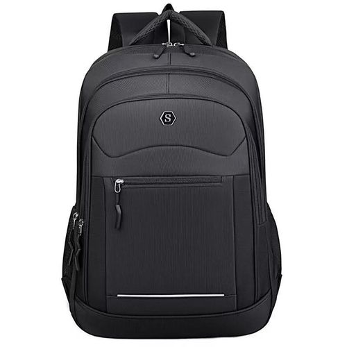 SMART Quality Leather Patterned Backpack Fashionable Laptop Backpack Waterproof Leather Multi-Compartment Organizer Unisex Sleek Leather Bag Laptop Backpack School Bag For Men and Women