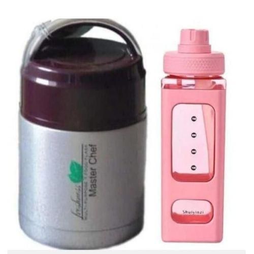 Children Back to School Food Flask and Water Bottle