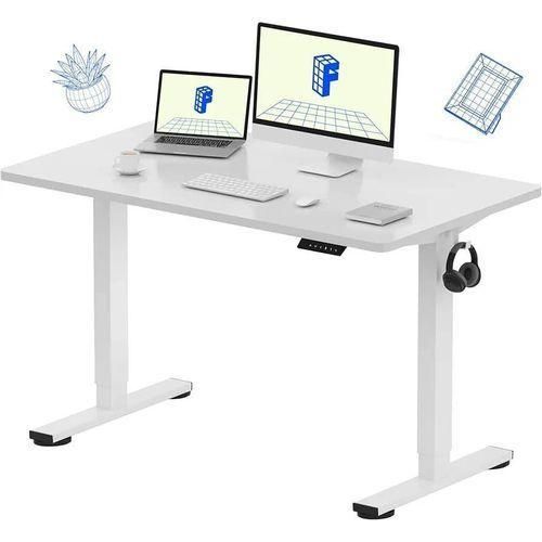 Modern Adjustable Height Electric Standing Desk(1.4mtr) White