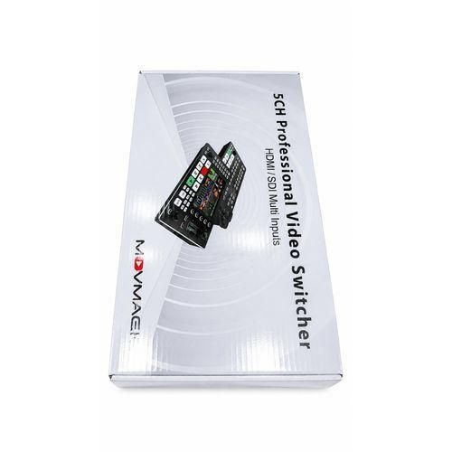 5CH Professional Video Switcher – HDMI/SDI Multi-Inputs Live Streaming Device