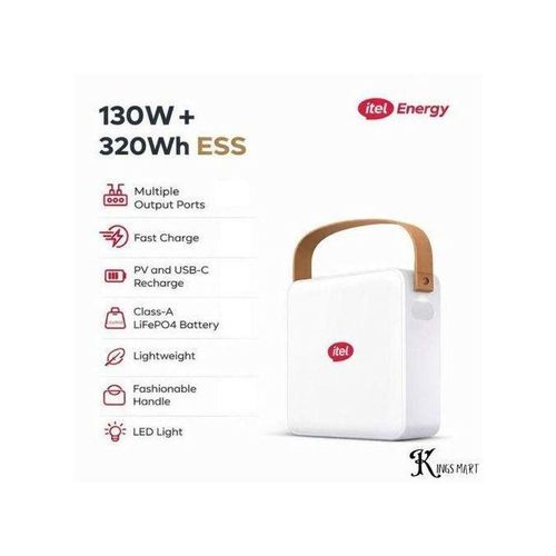 Power-GO-IESS-320T- 320Wh 130W Super-Fast Charging-WHITE