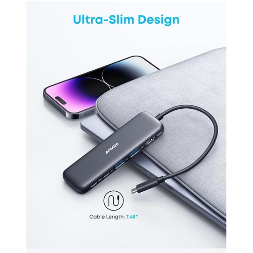 USB C Hub USB-C Hub 5-in-1 with 4K HDMI Display 5Gbps USB-C Data Port and 2 5Gbps USB-A Data Ports and for MacBook Pro MacBook Air Dell XPS Lenovo Thinkpad HPLaptops and More