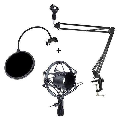 Microphone Boom Arm Stand / Shock Mount / Filter