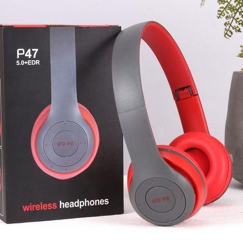 Wireless Bluetooth Foldable Headset With Call Re-dial Function Rec