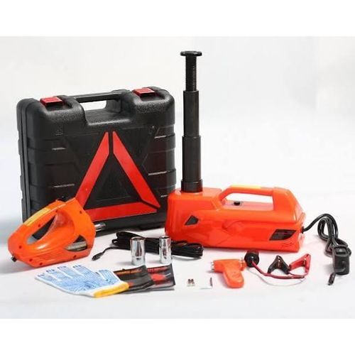 5 in 1 electric hydraulic jack with tyre inflator pump and wrench