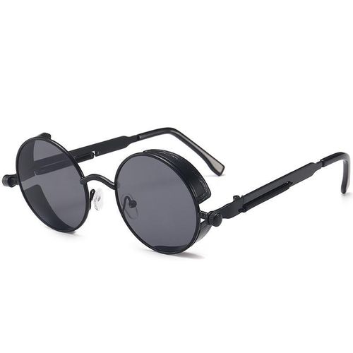 Unisex Nior Round Shade(Black) with free case