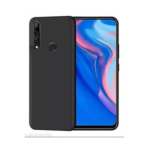 Y9 prime Smooth Protective Silicone Back Case - Black