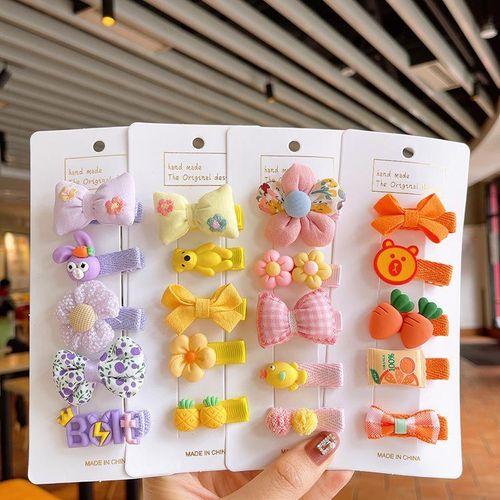 Baby Hair Clips Soft No Hurt Hair Barrettes Cute Hair Accessories For Little Girls With Less Hair
