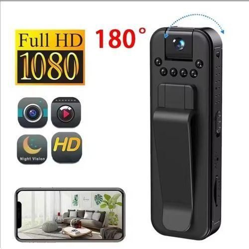 Mini Body Camera with Audio and Video Recording Wearable Pocket Camera with Phone App Hidden Cam Video Recorder with Night Vision