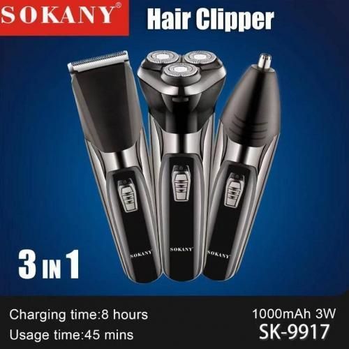 Sokany 3-In-1 Stronger Shaver/Trimmer