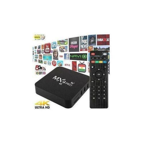 Mxq Pro Tv Box Smart Android 14.0 Tv Box 5G 4K Ultra HD Video+HDMI Cable