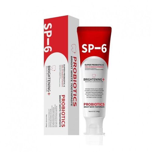 Oral Care SP-6 Probiotic Toothpaste- Natural ULTRA Cleaning SP-6 PROBIOTIC Advanced Amazing Whiten Ultra Plus Bright White - Super Probiotic-6 Toothpaste and Stain Removal,Teeth Whiten For Fresh Breath - Soft White Toothache Removes Tartar and Plaque