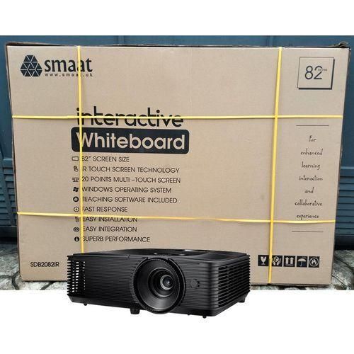 SMAAT 82 Interactive Whiteboard Package with advance Touch Screen Technology