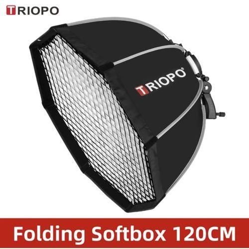 Foldable Speedlite Octagon Softbox With Grid 120cm